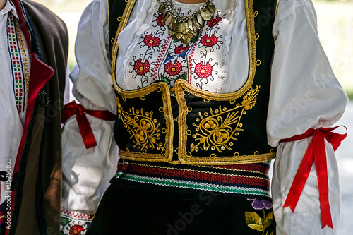 Traditional Serbian folk costume for women