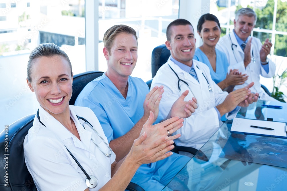 Fototapeta premium Team of doctors applauding