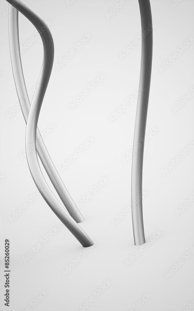 Silver abstract lines concept Silver abstract lines concept