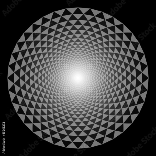 The Thousand Petal Lotus; an important sacred symbol in the Buddhism and Hinduism.
Dark variant.