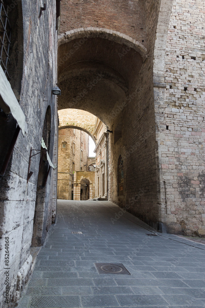 Strada del centro storico , Perugia