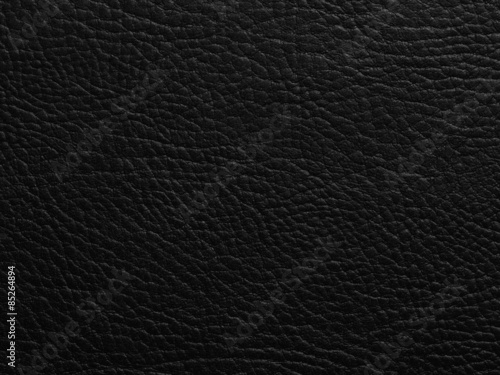 Black leather texture closeup