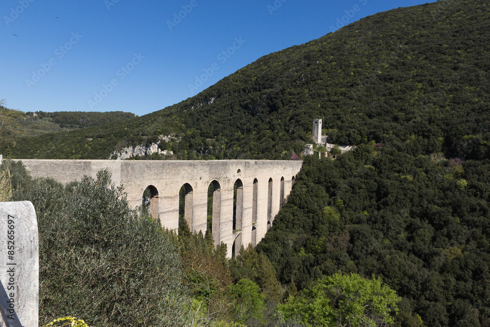 Ponte delle Torri , panorama , Spoleto