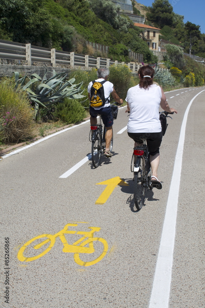 Obraz premium Giro in bici