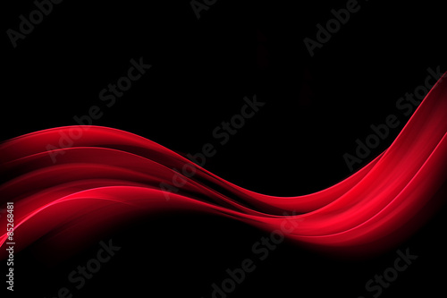 Red Waves Abstract #85268481