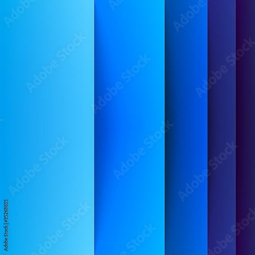 Abstract blue rectangle shapes vector background