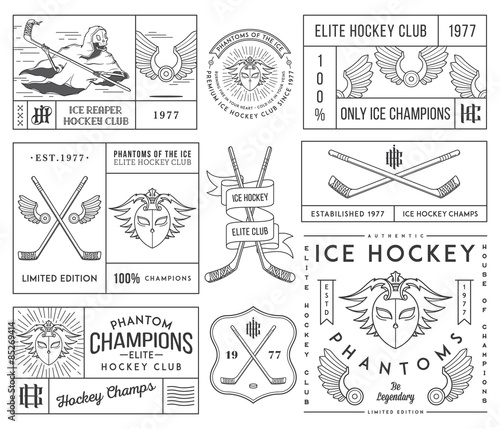 Hockey badges and lables vol. 2