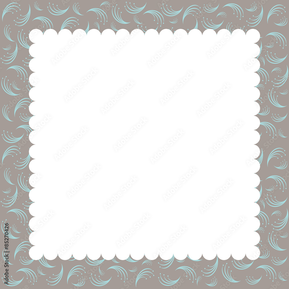 Vector greeting card template.