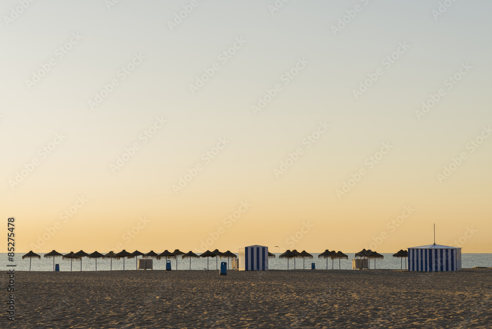 Playa mediterránea.