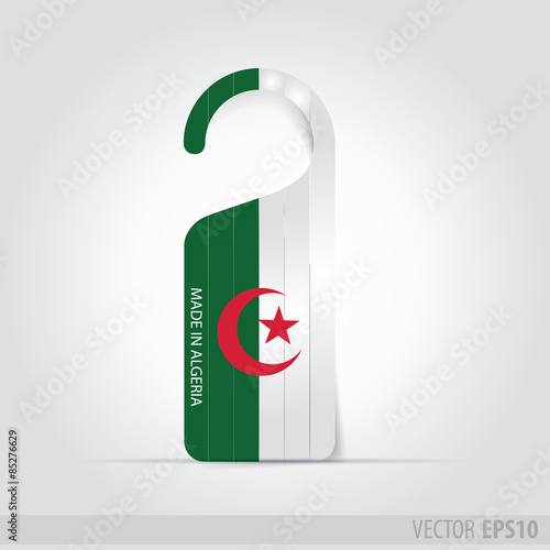 Made in Algeria  tag for door
