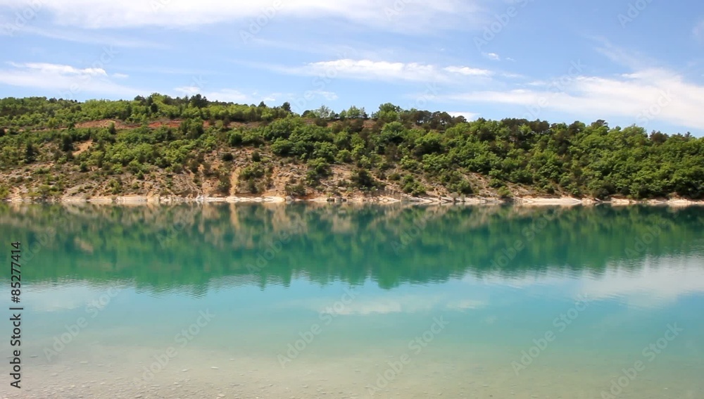 Lake in Gorges du Verdon, South of France Lake in Gorges du Verdon, South of France