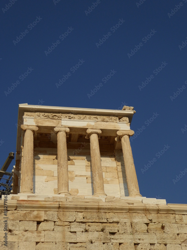Templo de Atenea Victoriosa, Acropolis, Atenas, Grecia 