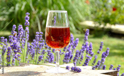 Verre de vin Rosé de Provence