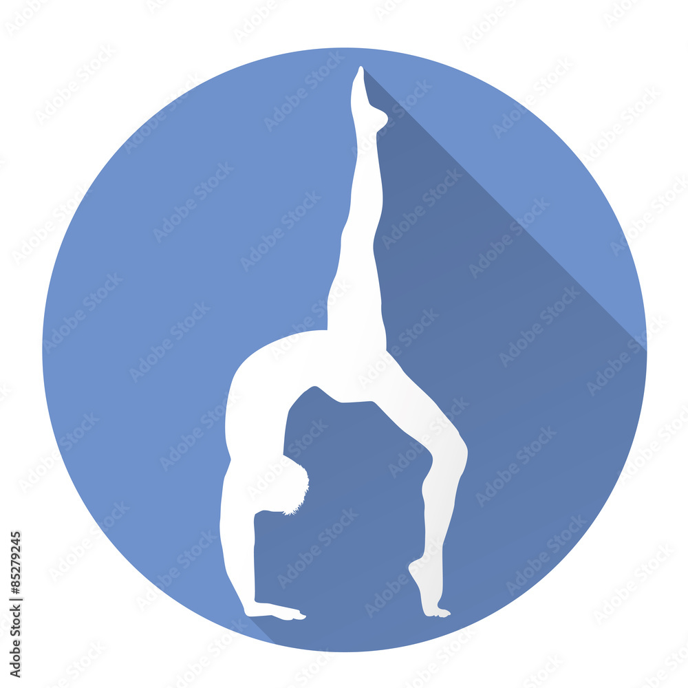 Gymnast figure icon Gymnast figure icon