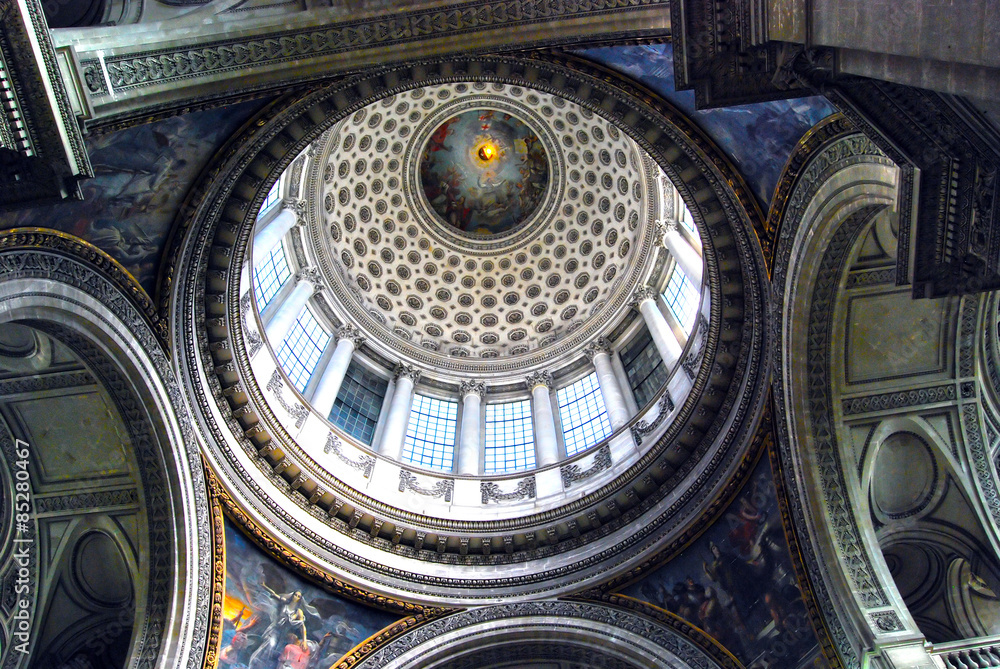 Obraz premium Interior of Pantheon, Paris