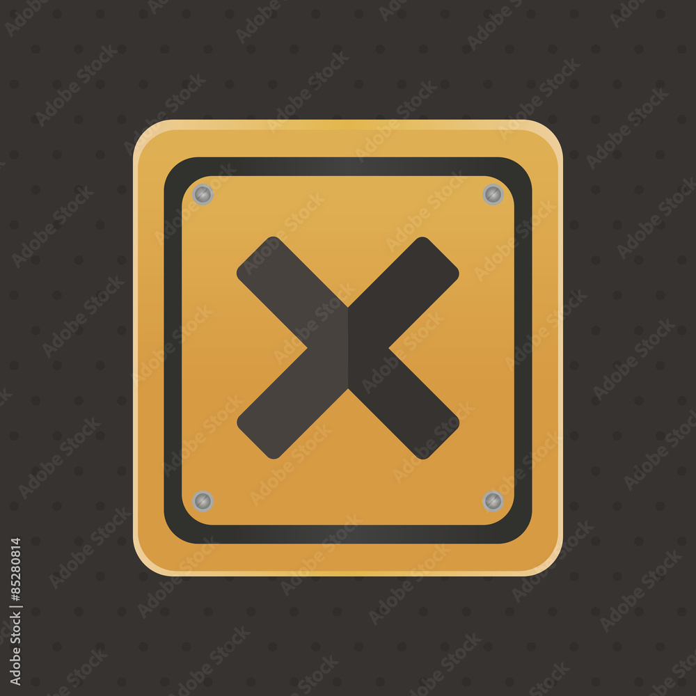 Obraz premium Under construction icon