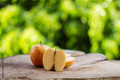 manzana bokeh