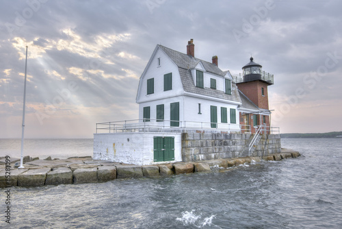 Rockland Harbor Breakwater Lighthouse