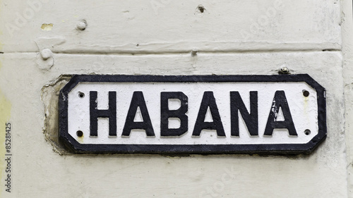 Habana sign