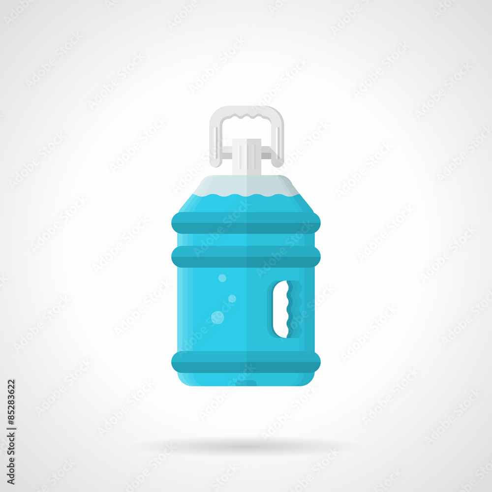 Bottled water flat vector icon Bottled water flat vector icon
