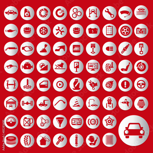 Car Service Icon set
