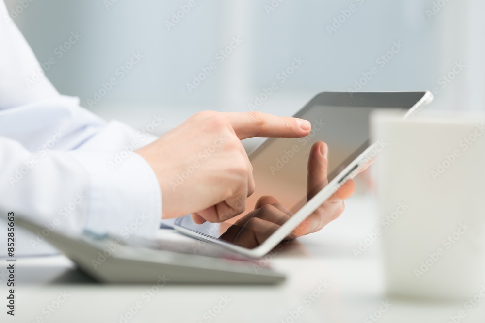 Tablet, marketing, business. Tablet, marketing, business.
