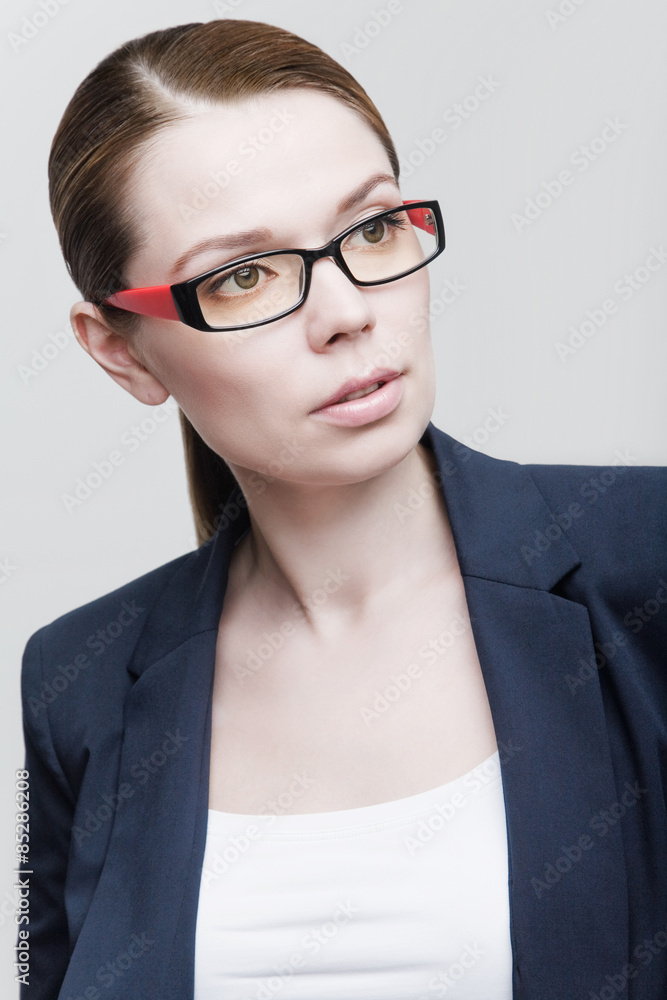 Portrait of a businesswoman wearing glasses Portrait of a businesswoman wearing glasses
