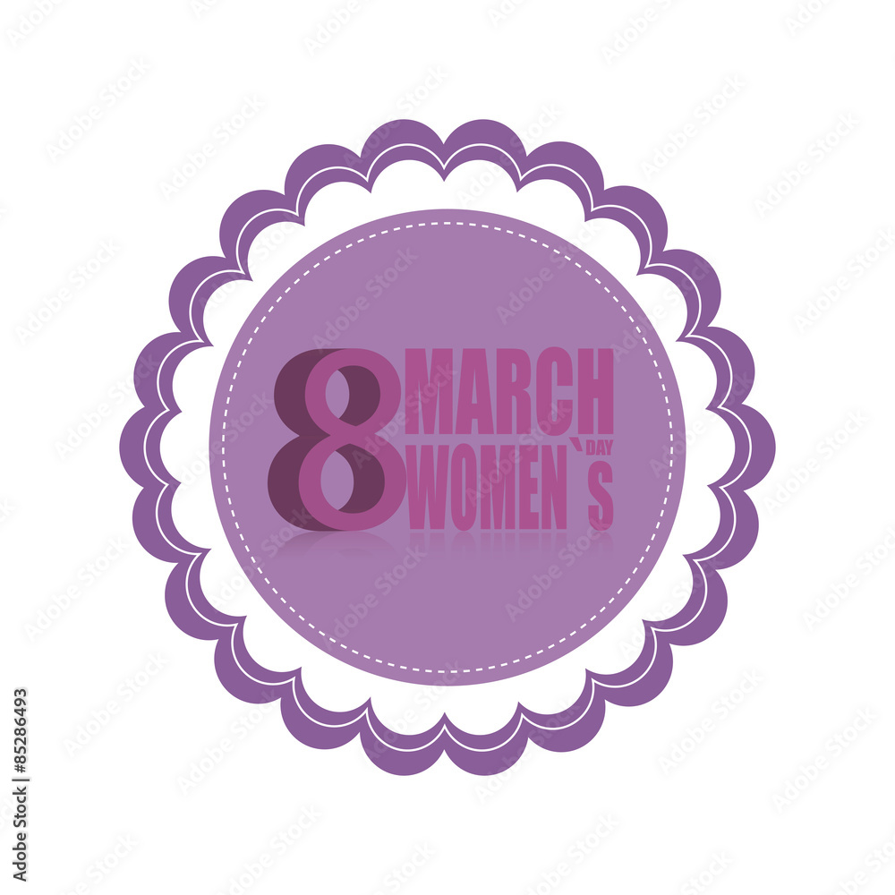 Naklejka premium Women's day