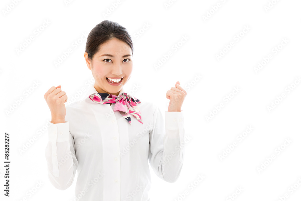 asian businesswoman on white background asian businesswoman on white background