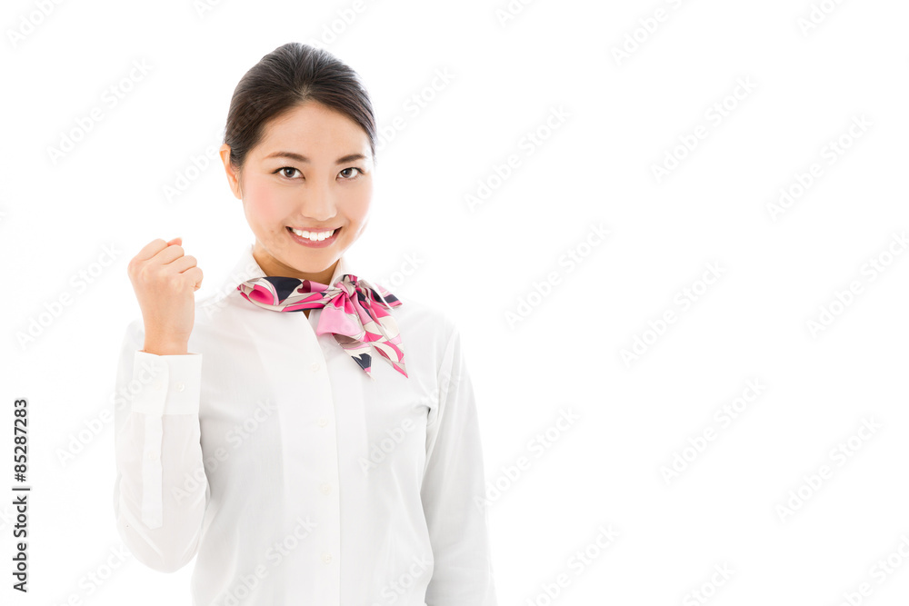 asian businesswoman on white background asian businesswoman on white background