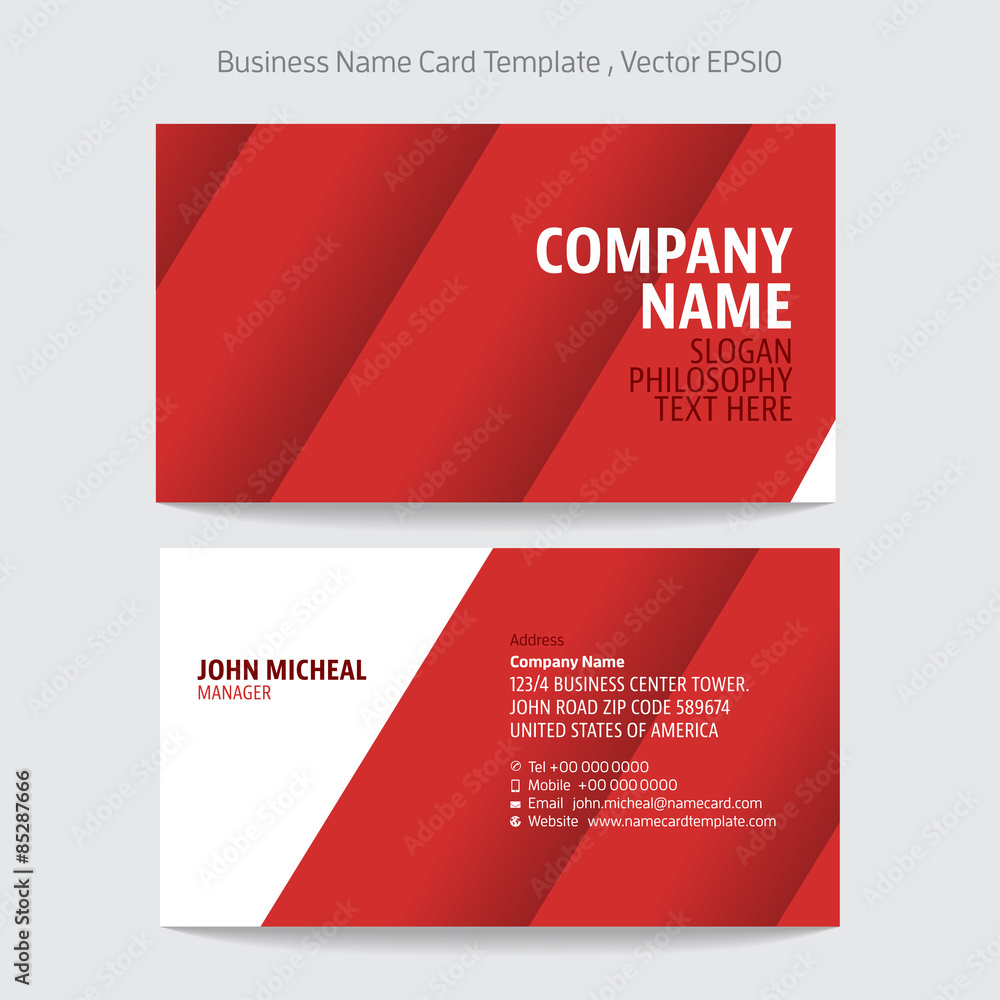 Business name card abstract background. Vector illustration.
