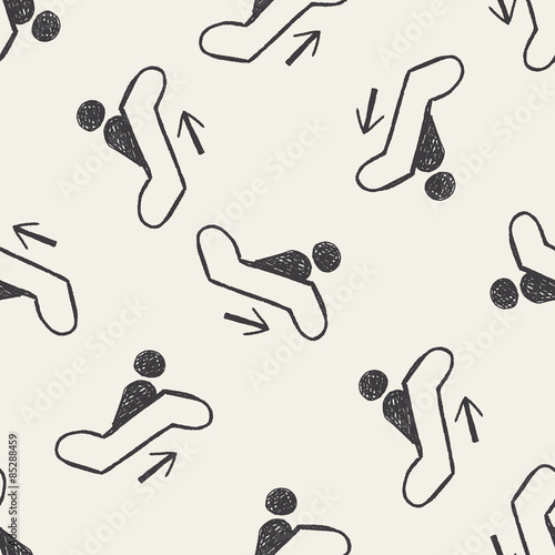 escalator up doodle seamless pattern background