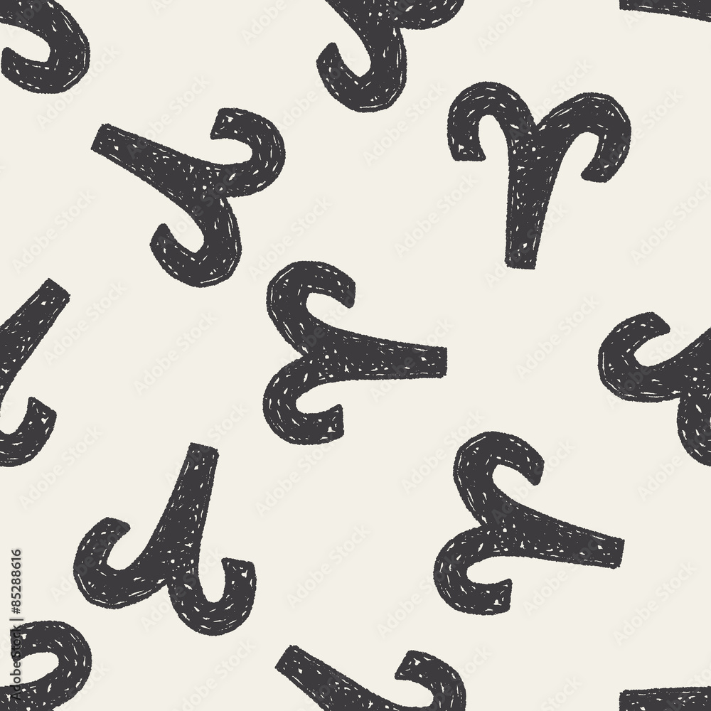 aries Constellation doodle seamless pattern background aries Constellation doodle seamless pattern background