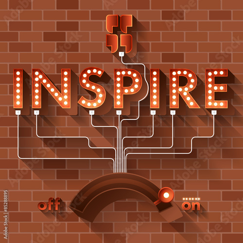 brick wall and tell about business word