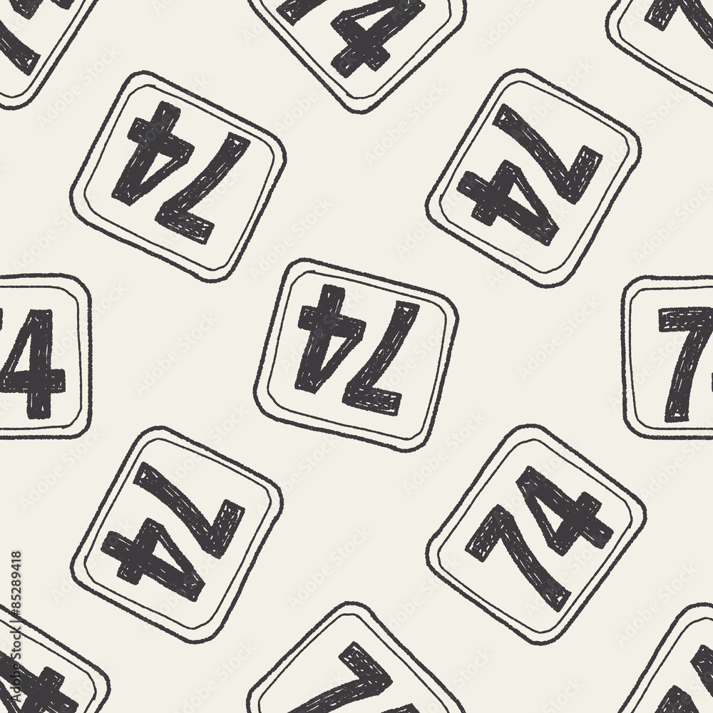 doodle road sign seamless pattern background doodle road sign seamless pattern background