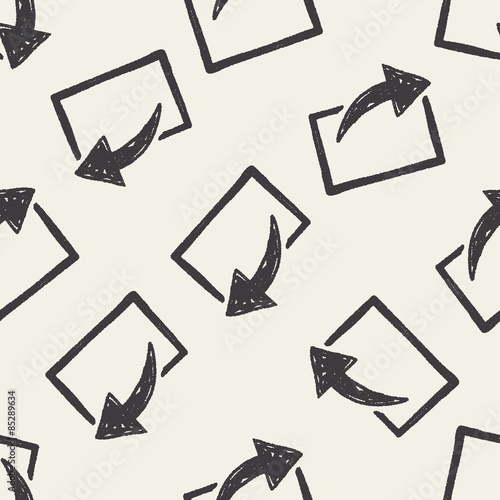 share doodle seamless pattern background