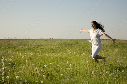 Field of dandelions