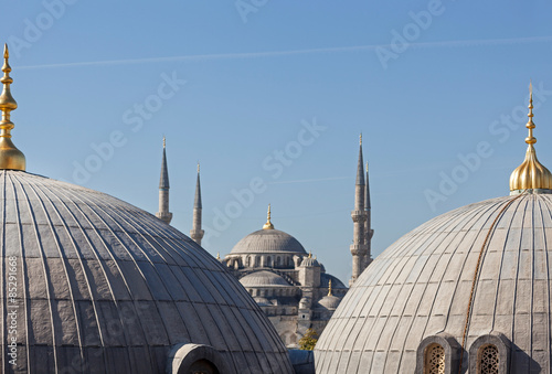 Blue Mosque from Hagia Sophia