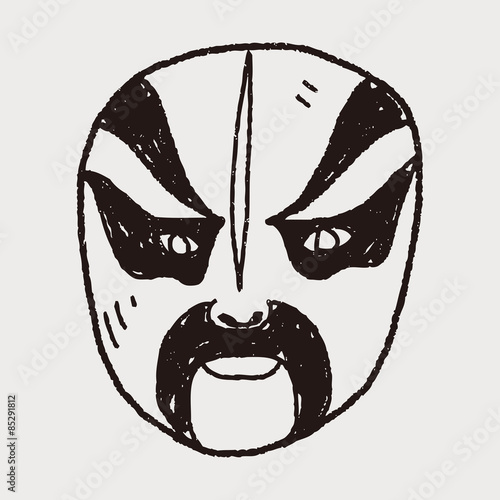 Beijing opera doodle
