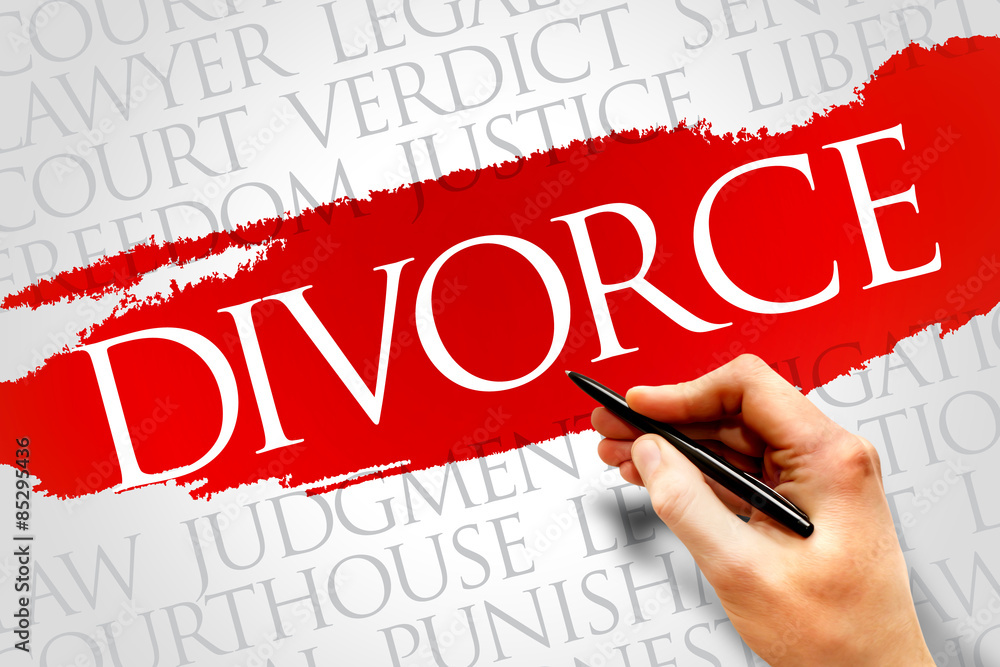Divorce word cloud concept Divorce word cloud concept