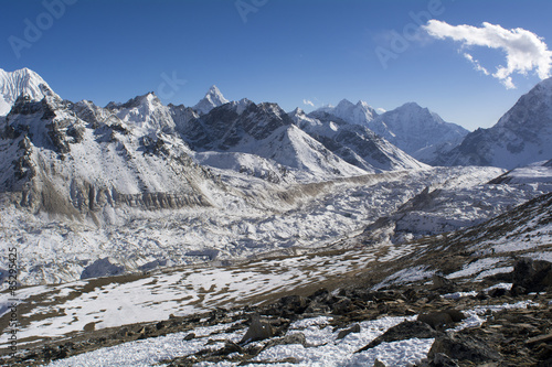 カラパタールよりクンブン氷河と山々 © top10top