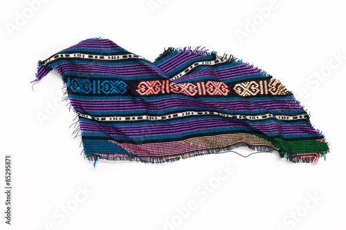 fabric texture on white background