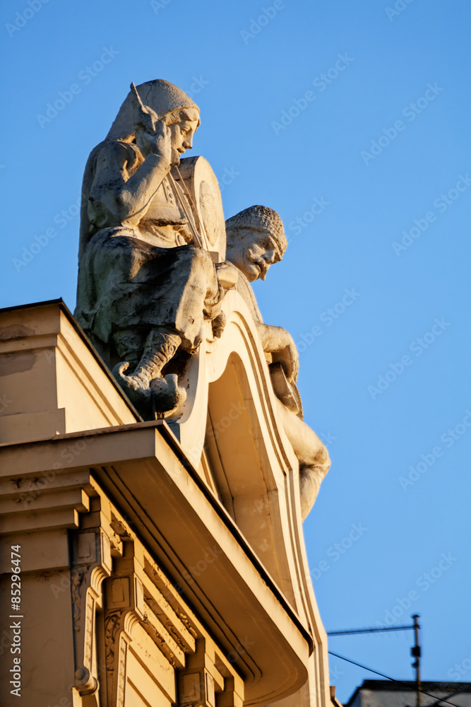 Naklejka premium facade details