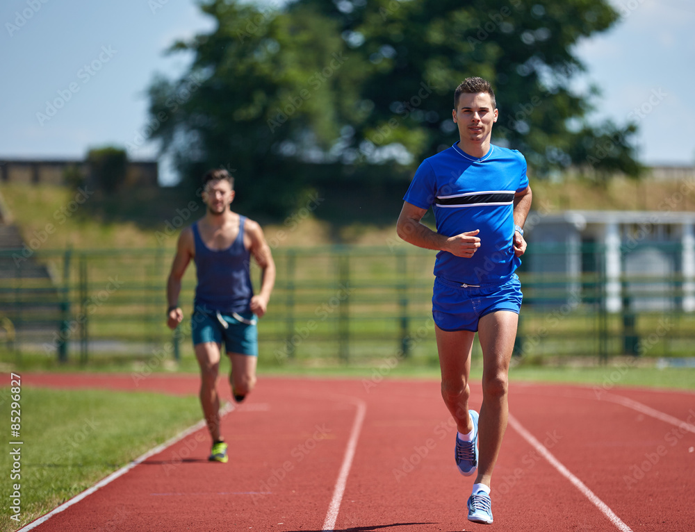 Friends running