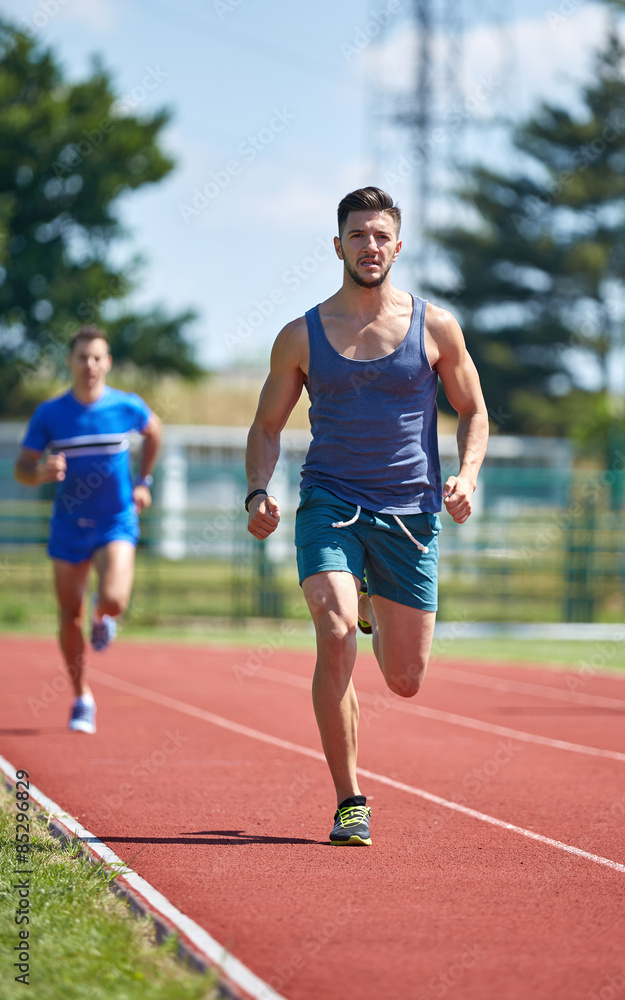 Friends running