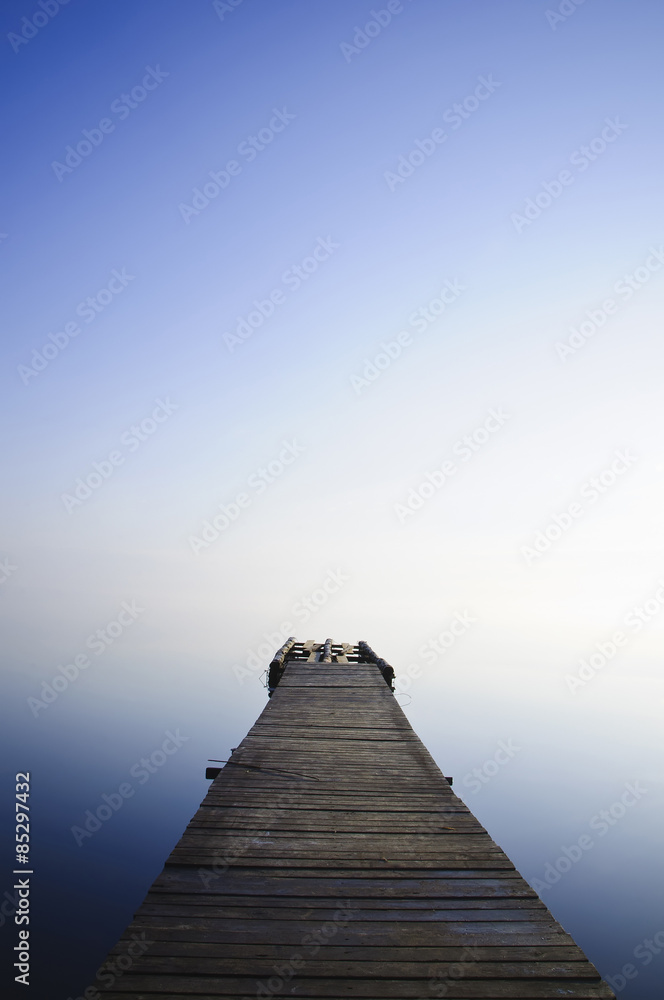 Fototapeta premium Drewniana przystań