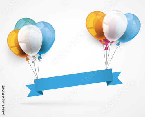 Ribbon Balloons