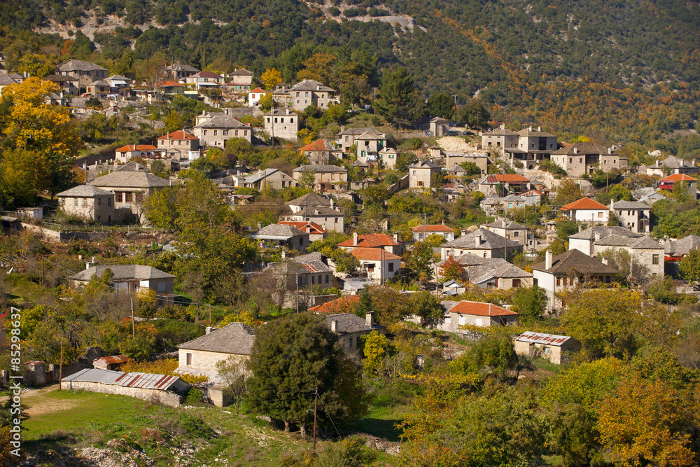 The picturesque village of Aristi is part of the Zagoria villages in the north-east of Ioannina, Greece