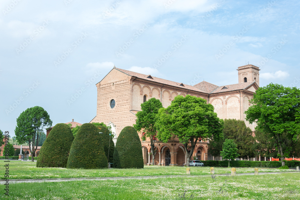 Certosa of Ferrara, the ancient graveyard of the city