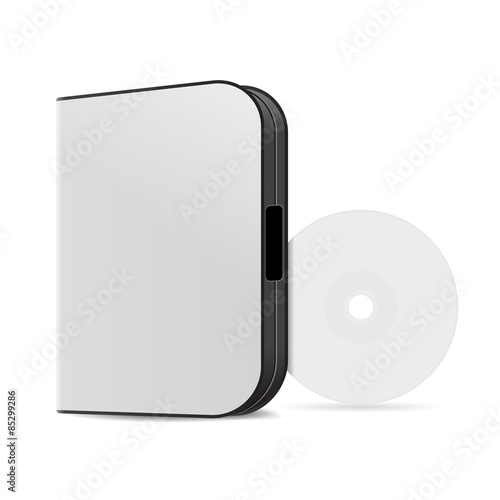 cd or dvd disc cover mockup